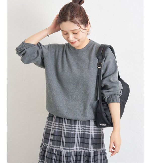 JOURNAL STANDARD「《WEB限定追加》ウォッシャブルTEXBRIDクループルオーバー」|ニット・セーター|