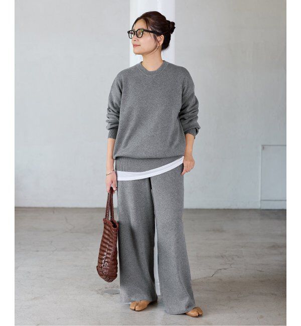 JOURNAL STANDARD「《WEB限定追加》ウォッシャブルTEXBRIDクループルオーバー」|ニット・セーター|