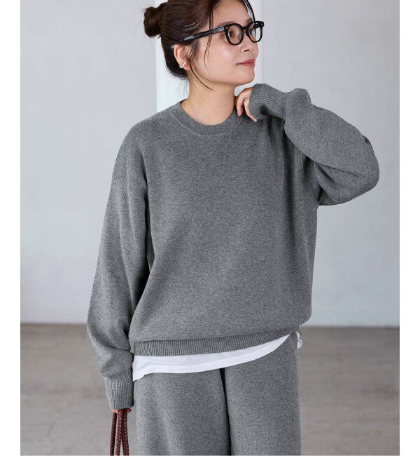 JOURNAL STANDARD「《WEB限定追加》ウォッシャブルTEXBRIDクループルオーバー」|ニット・セーター|