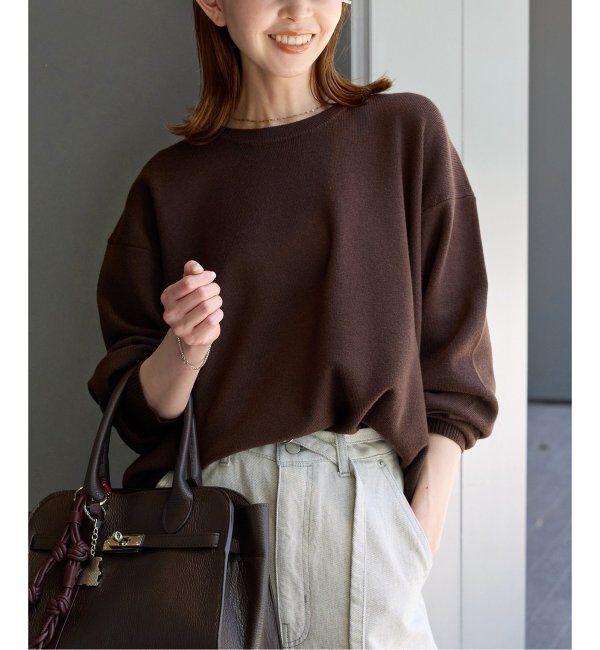 JOURNAL STANDARD「《WEB限定追加》ウォッシャブルTEXBRIDクループルオーバー」|ニット・セーター|