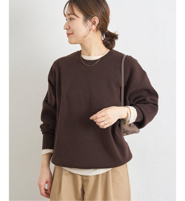 JOURNAL STANDARD「《WEB限定追加》ウォッシャブルTEXBRIDクループルオーバー」|ニット・セーター|