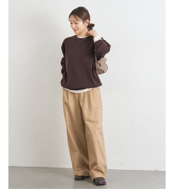 JOURNAL STANDARD「《WEB限定追加》ウォッシャブルTEXBRIDクループルオーバー」|ニット・セーター|