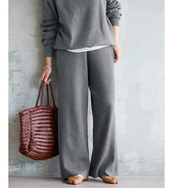 JOURNAL STANDARD「《WEB限定追加》ウォッシャブルTEXBRID ワイドパンツ」|その他|グレー