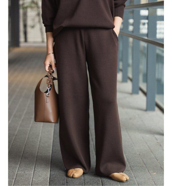 JOURNAL STANDARD「《WEB限定追加》ウォッシャブルTEXBRID ワイドパンツ」|その他|ブラウン