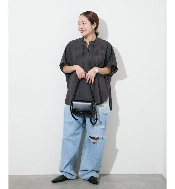 JOURNAL STANDARD「《追加2》シアーチェックポンチョブラウス」|シャツ・ブラウス|