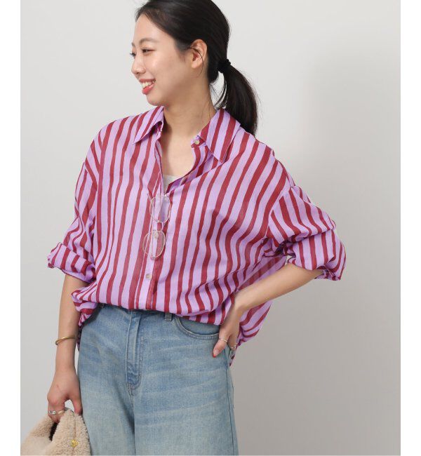 JOURNAL STANDARD relume「【THE KORNER/ザ コーナー】コットンシャツ」|シャツ・ブラウス|パープル C