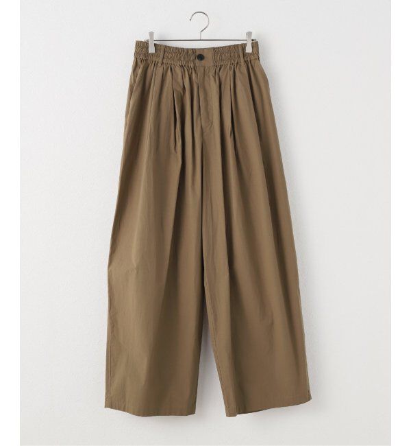 JOURNAL STANDARD「ギャザーボリュームカラーパンツ」|その他|ブラウン