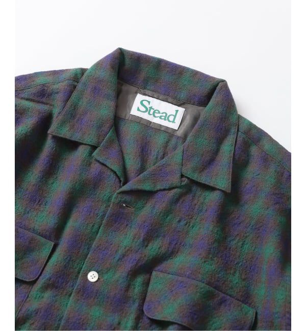 J.S.Homestead「Stead / ライト ウール オンブレー チェック シャツ」|シャツ・ブラウス|