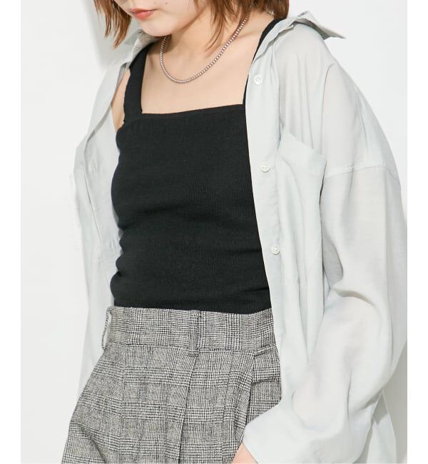 journal standard L'essage「《予約》ALLONGE キャミ」|キャミソール|ブラック