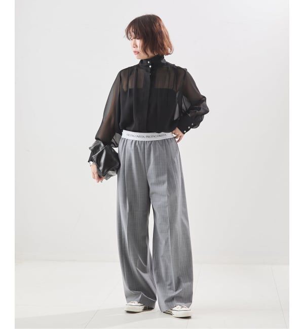 journal standard L'essage「《予約》【PROTAGONISTA/プロタゴニスタ】ベルトパンツ」|スラックス|