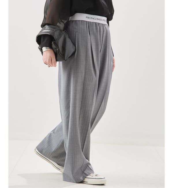 journal standard L'essage「《予約》【PROTAGONISTA/プロタゴニスタ】ベルトパンツ」|スラックス|