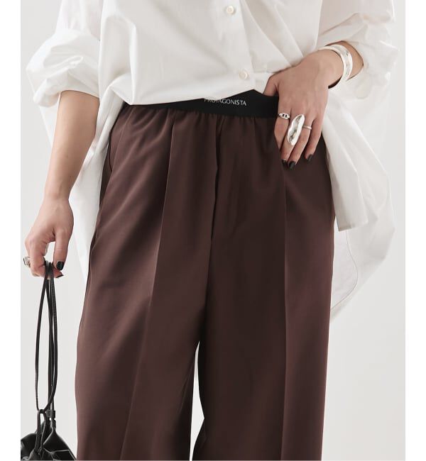 journal standard L'essage「《予約》【PROTAGONISTA/プロタゴニスタ】ベルトパンツ」|スラックス|