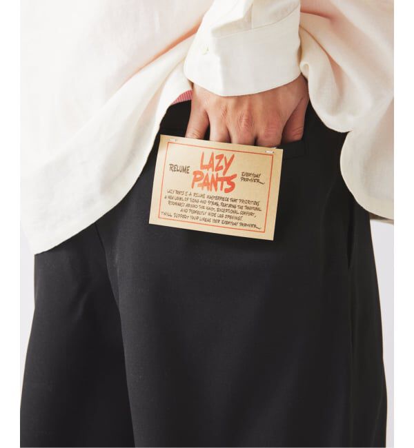 JOURNAL STANDARD relume「《予約》バルジ ツイル 1タック &rdquo;レイジー&rdquo; ライトスラックス」|スラックス|