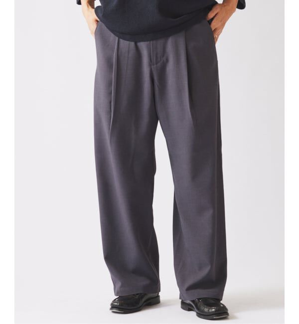 JOURNAL STANDARD relume「《予約》バルジ ツイル 1タック &rdquo;レイジー&rdquo; ライトスラックス」|スラックス|