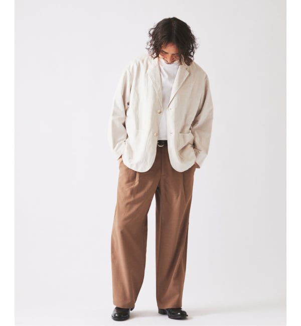 JOURNAL STANDARD relume「《予約》バルジ ツイル 1タック &rdquo;レイジー&rdquo; ライトスラックス」|スラックス|