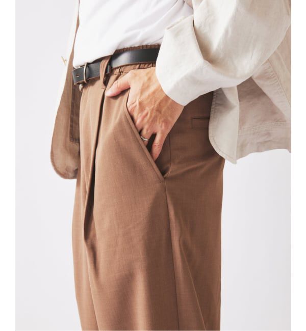 JOURNAL STANDARD relume「《予約》バルジ ツイル 1タック &rdquo;レイジー&rdquo; ライトスラックス」|スラックス|