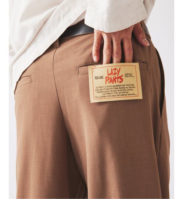 JOURNAL STANDARD relume「《予約》バルジ ツイル 1タック &rdquo;レイジー&rdquo; ライトスラックス」|スラックス|