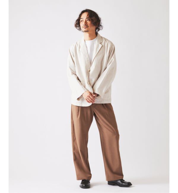 JOURNAL STANDARD relume「《予約》バルジ ツイル 1タック &rdquo;レイジー&rdquo; ライトスラックス」|スラックス|