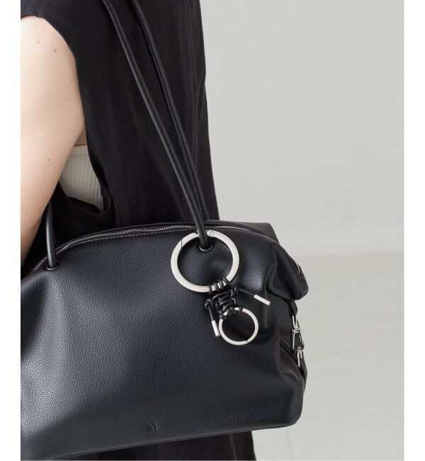 journal standard L'essage「《追加予約》【ITTI/イッチ】CRISPY KNOTMAN RING / RAPTO JP：キーリング」|キーケース|ブラック