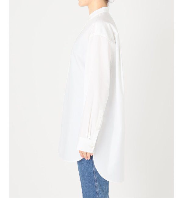 Spick and Span「クリアコットンスタンドカラーシャツ」|シャツ・ブラウス|