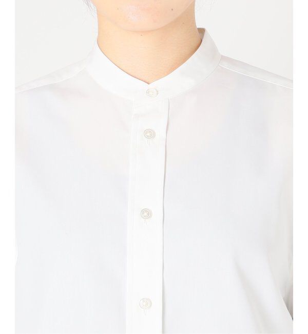 Spick and Span「クリアコットンスタンドカラーシャツ」|シャツ・ブラウス|