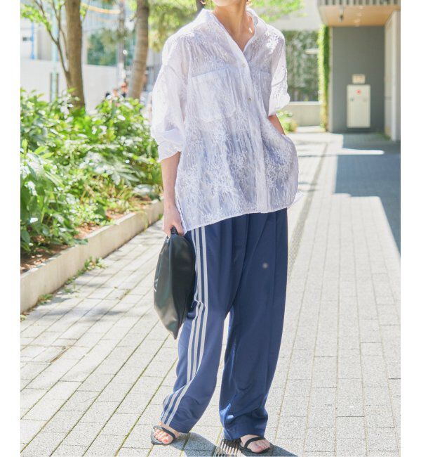 Spick and Span「シアーエンブロイダリーシャツ」|シャツ・ブラウス|