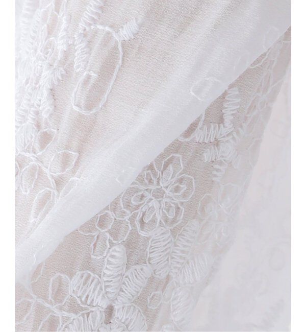 Spick and Span「シアーエンブロイダリーシャツ」|シャツ・ブラウス|