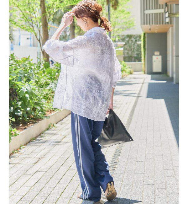 Spick and Span「シアーエンブロイダリーシャツ」|シャツ・ブラウス|