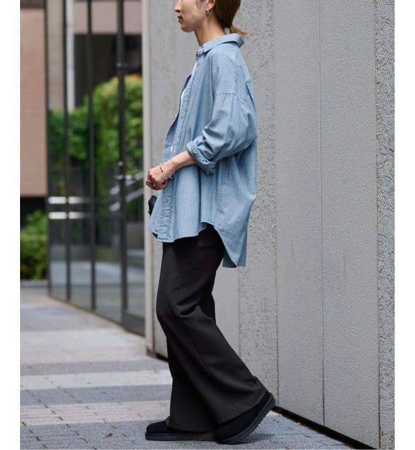 FRAMeWORK「≪追加≫セミフレアパンツ3」|スラックス|