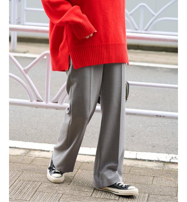 FRAMeWORK「≪追加≫セミフレアパンツ3」|スラックス|