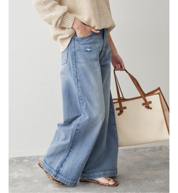 Spick and Span「5 1/2 BAGGY DENIM」|デニム|