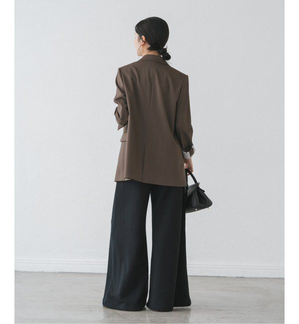 NOBLE「●スビンコットンスウェットパンツ」|スラックス|