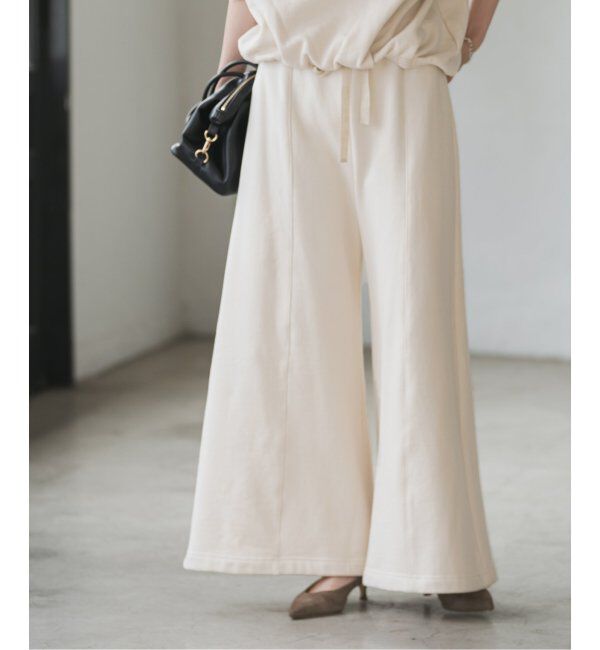 NOBLE「●スビンコットンスウェットパンツ」|スラックス|