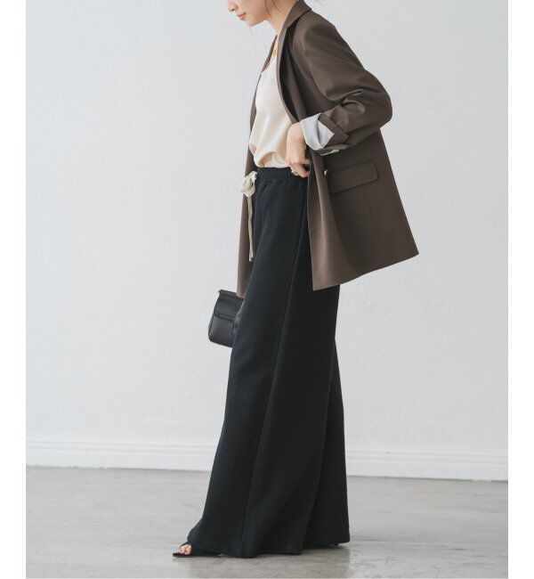 NOBLE「●スビンコットンスウェットパンツ」|スラックス|