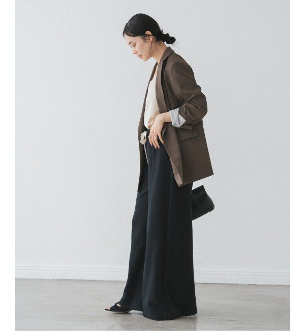 NOBLE「●スビンコットンスウェットパンツ」|スラックス|