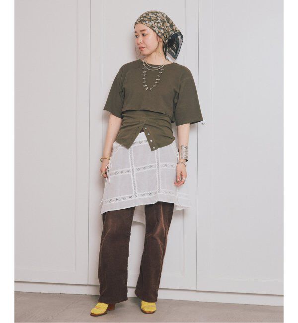 FRAMeWORK「oll*FRAMeWORK レイヤードサーマルT」|Tシャツ・カットソー|