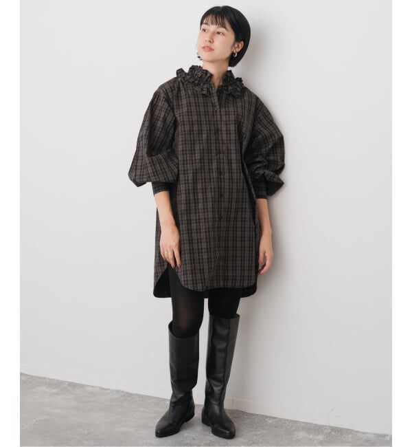 Spick and Span「crinkle crinkle crinkle 別注frill coller shirts*」|シャツ・ブラウス|