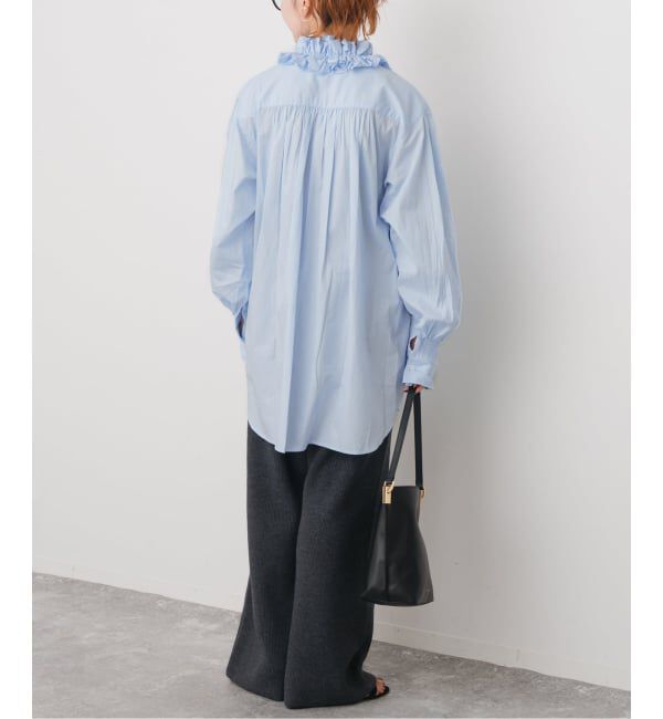 Spick and Span「crinkle crinkle crinkle 別注frill coller shirts*」|シャツ・ブラウス|