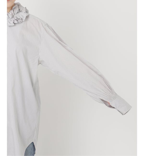 Spick and Span「crinkle crinkle crinkle 別注frill coller shirts*」|シャツ・ブラウス|