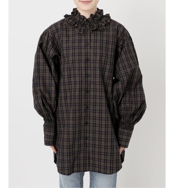 Spick and Span「crinkle crinkle crinkle 別注frill coller shirts*」|シャツ・ブラウス|