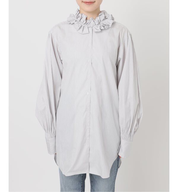 Spick and Span「crinkle crinkle crinkle 別注frill coller shirts*」|シャツ・ブラウス|