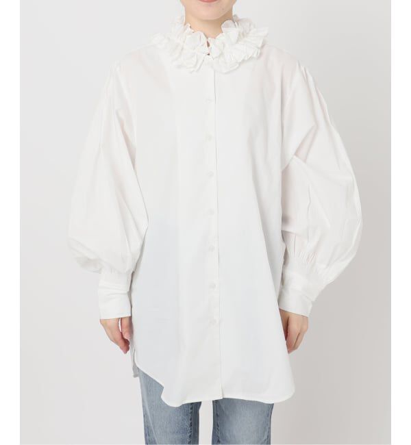Spick and Span「crinkle crinkle crinkle 別注frill coller shirts*」|シャツ・ブラウス|