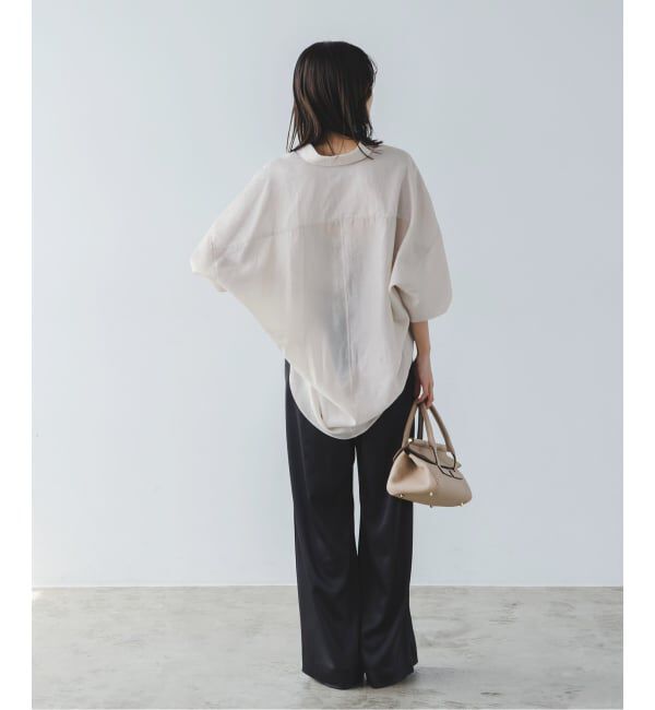 NOBLE「《追加》イージーケアルーズドレープシャツ」|シャツ・ブラウス|