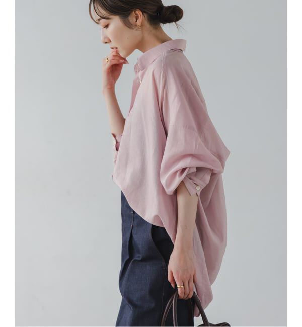 NOBLE「《追加》イージーケアルーズドレープシャツ」|シャツ・ブラウス|