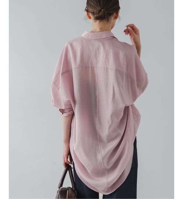NOBLE「《追加》イージーケアルーズドレープシャツ」|シャツ・ブラウス|