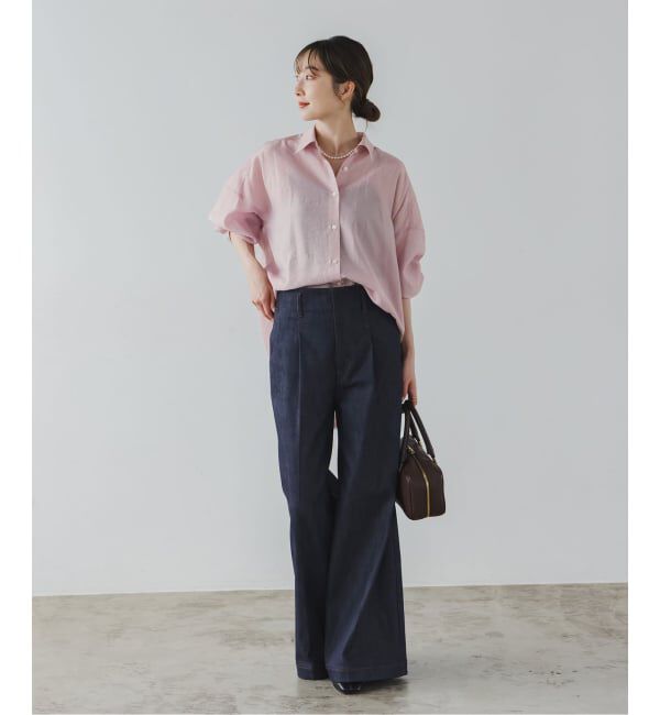 NOBLE「《追加》イージーケアルーズドレープシャツ」|シャツ・ブラウス|