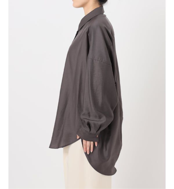 NOBLE「《追加》イージーケアルーズドレープシャツ」|シャツ・ブラウス|