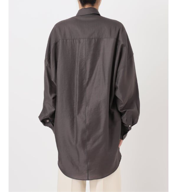 NOBLE「《追加》イージーケアルーズドレープシャツ」|シャツ・ブラウス|