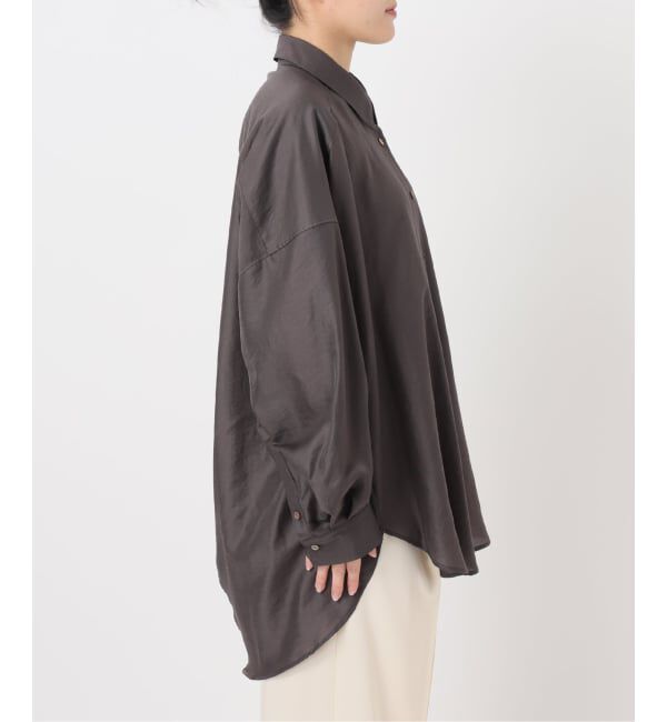 NOBLE「《追加》イージーケアルーズドレープシャツ」|シャツ・ブラウス|