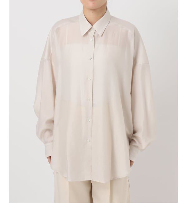 NOBLE「《追加》イージーケアルーズドレープシャツ」|シャツ・ブラウス|